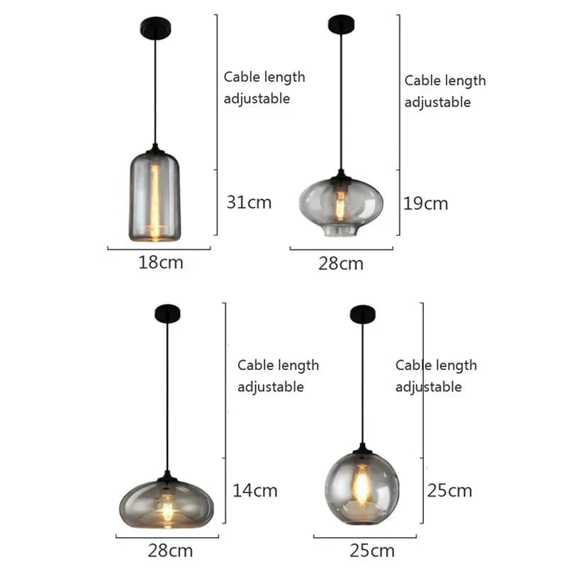 Frendorf | Elegance Glow mit dem hängenden Loft-Glas-Kronleuchter Nordic