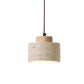 Frendorf | Retro Charm LED Hängeleuchte Travertin D12 x H10cm