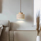 Frendorf | Retro Charm LED Hängeleuchte Travertin D12 x H10cm