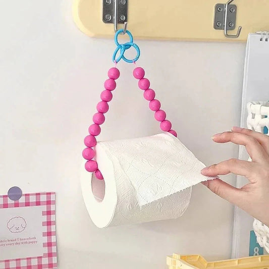 Neuartiger hängender Toilettenpapierhalter mit Perlen