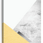 Frendorf | Gelbe und graue Berge III Wandkunst