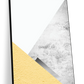 Frendorf | Gelbe und graue Berge III Wandkunst