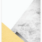 Frendorf | Gelbe und graue Berge III Wandkunst