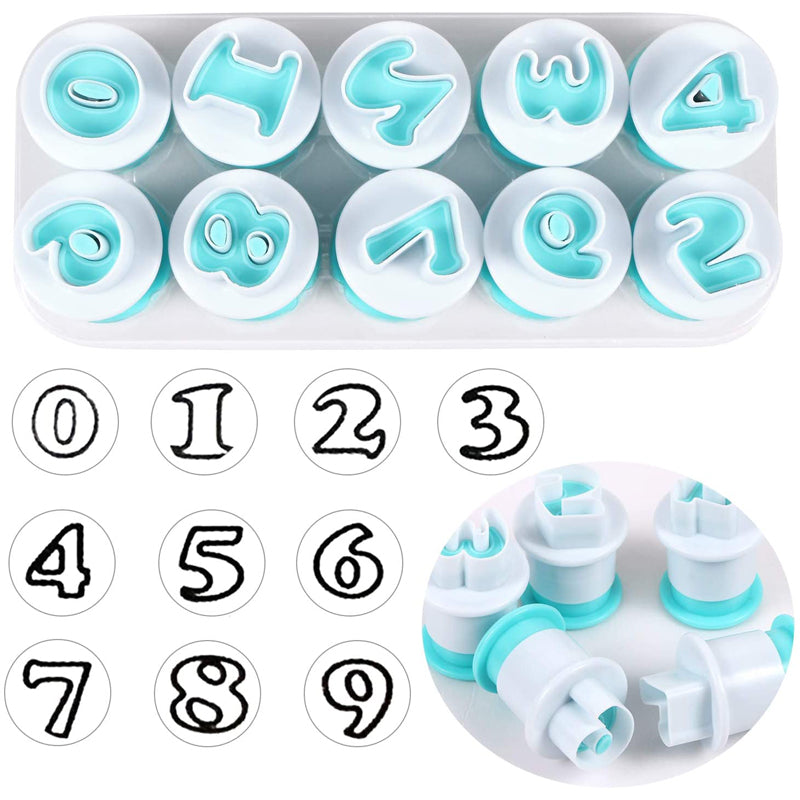 Frendorf | Alphabet Fondant Ausstecher mit Druckmechanismus