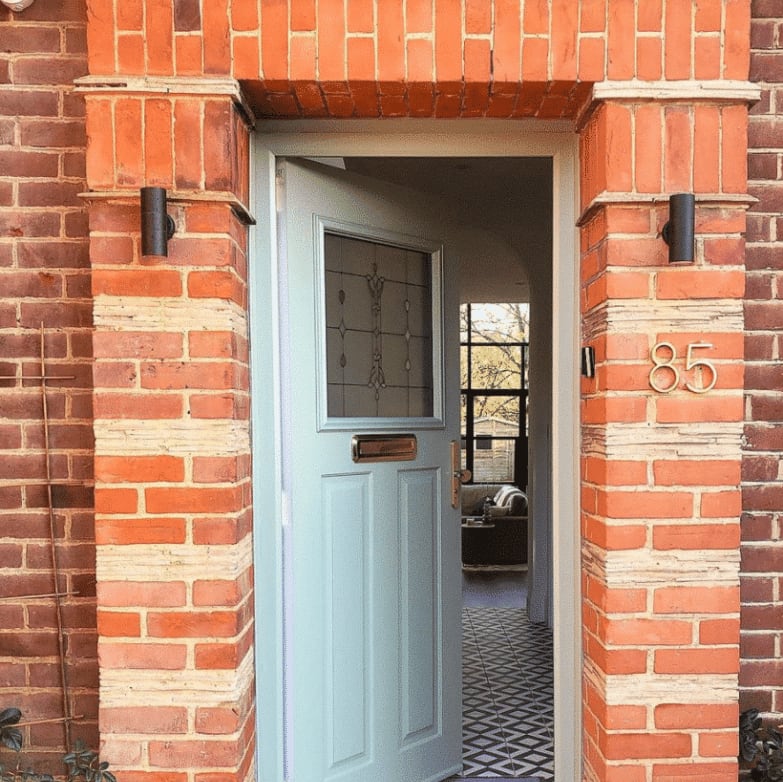 Frendorf | Messing Hausnummern satinierter Finish und zeitlose Eleganz