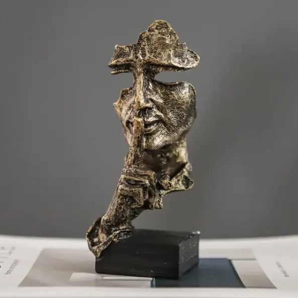 Frendorf | Außergewöhnliches Kunstwerk: Stille ist Gold in elegantem Harz