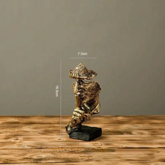 Frendorf | Außergewöhnliches Kunstwerk: Stille ist Gold in elegantem Harz