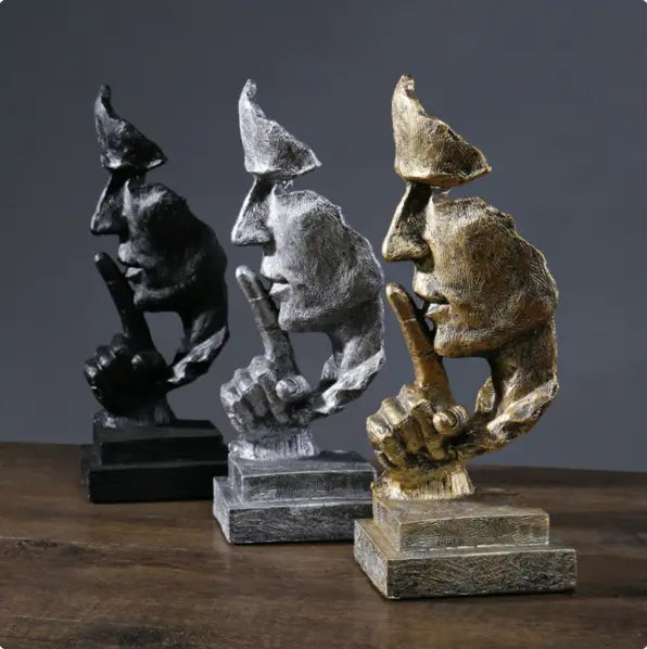 Frendorf | Außergewöhnliches Kunstwerk: Stille ist Gold in elegantem Harz