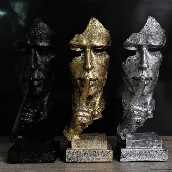 Frendorf | Außergewöhnliches Kunstwerk: Stille ist Gold in elegantem Harz