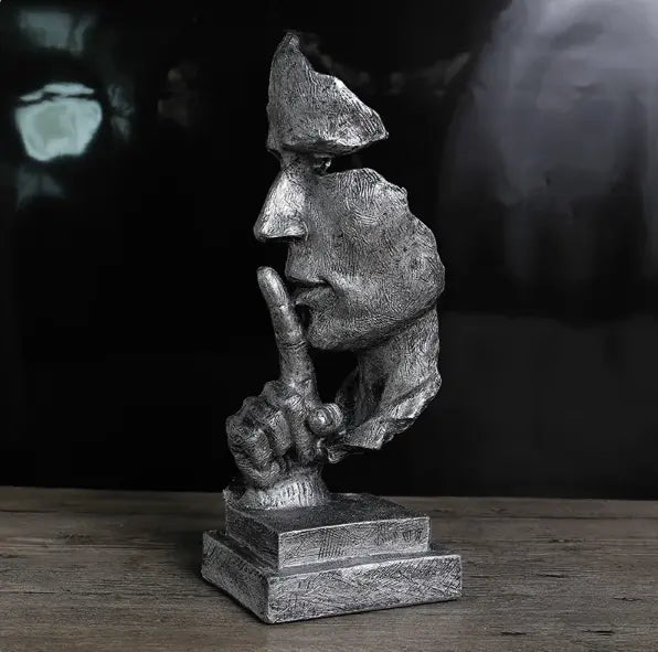 Frendorf | Außergewöhnliches Kunstwerk: Stille ist Gold in elegantem Harz