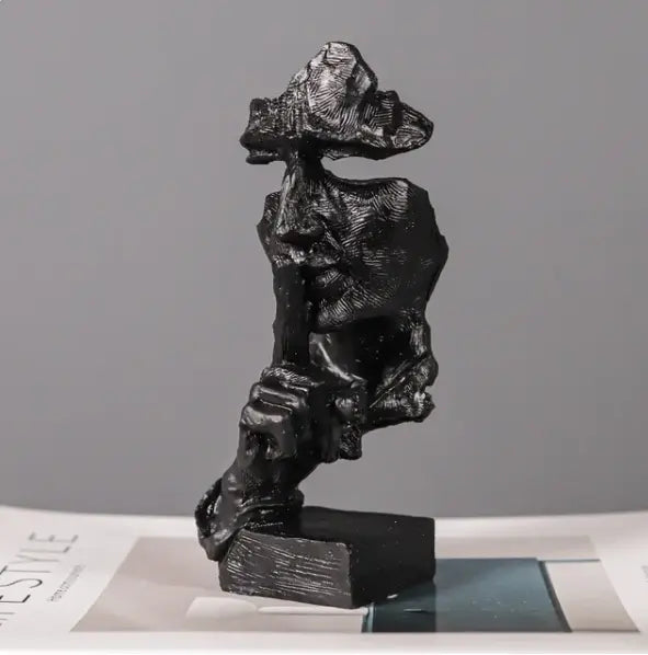 Frendorf | Außergewöhnliches Kunstwerk: Stille ist Gold in elegantem Harz