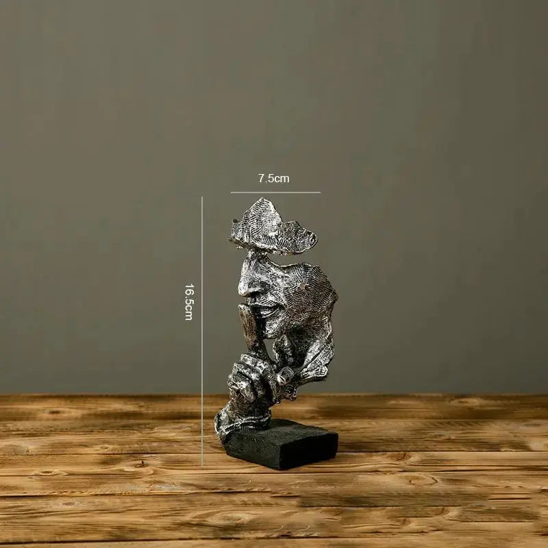 Frendorf | Außergewöhnliches Kunstwerk: Stille ist Gold in elegantem Harz