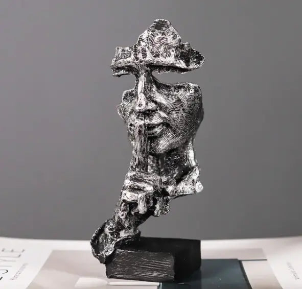 Frendorf | Außergewöhnliches Kunstwerk: Stille ist Gold in elegantem Harz