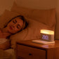 3-in-1-Drahtlosladegerät, Wecker und LED-Lampe