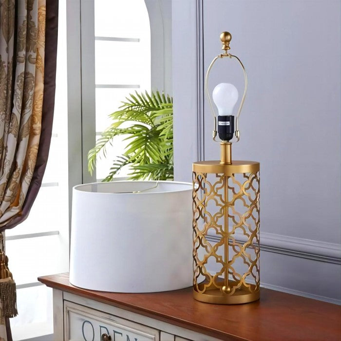 Frendorf | OpalGlow - Elegante durchbrochene Tischlampe