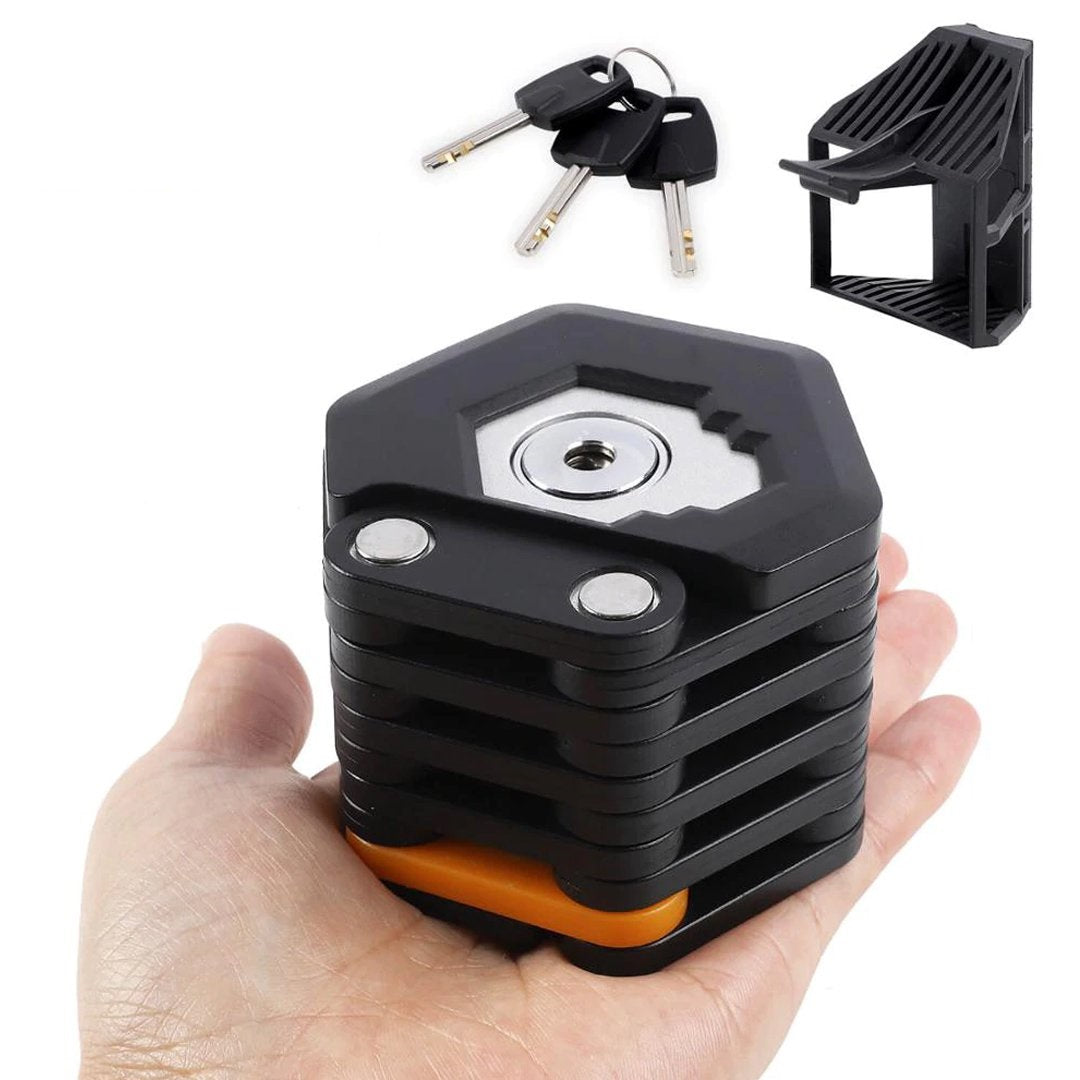 Faltbares Fahrradschloss | Sicher, Kompakt & Leicht - Veilock