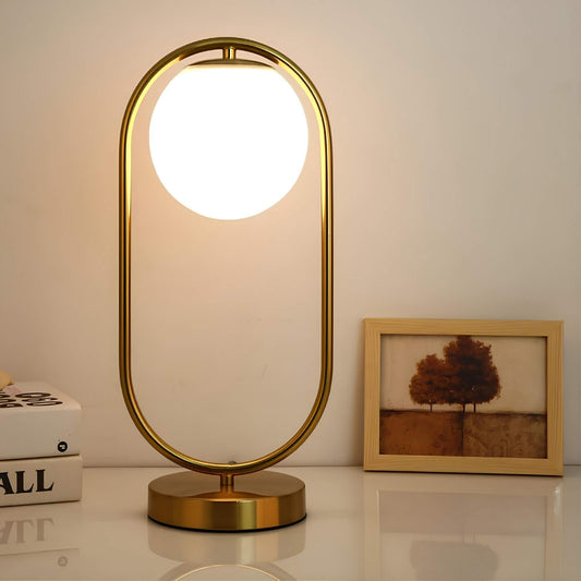 Glastischlampe