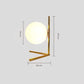 Glastischlampe