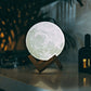 Frendorf | LunaGlow Mondlampe | 3D-gedrucktes LED Stimmungslicht | Kabellos | Dimmbare Nachtlampe | Deko für Zuhause