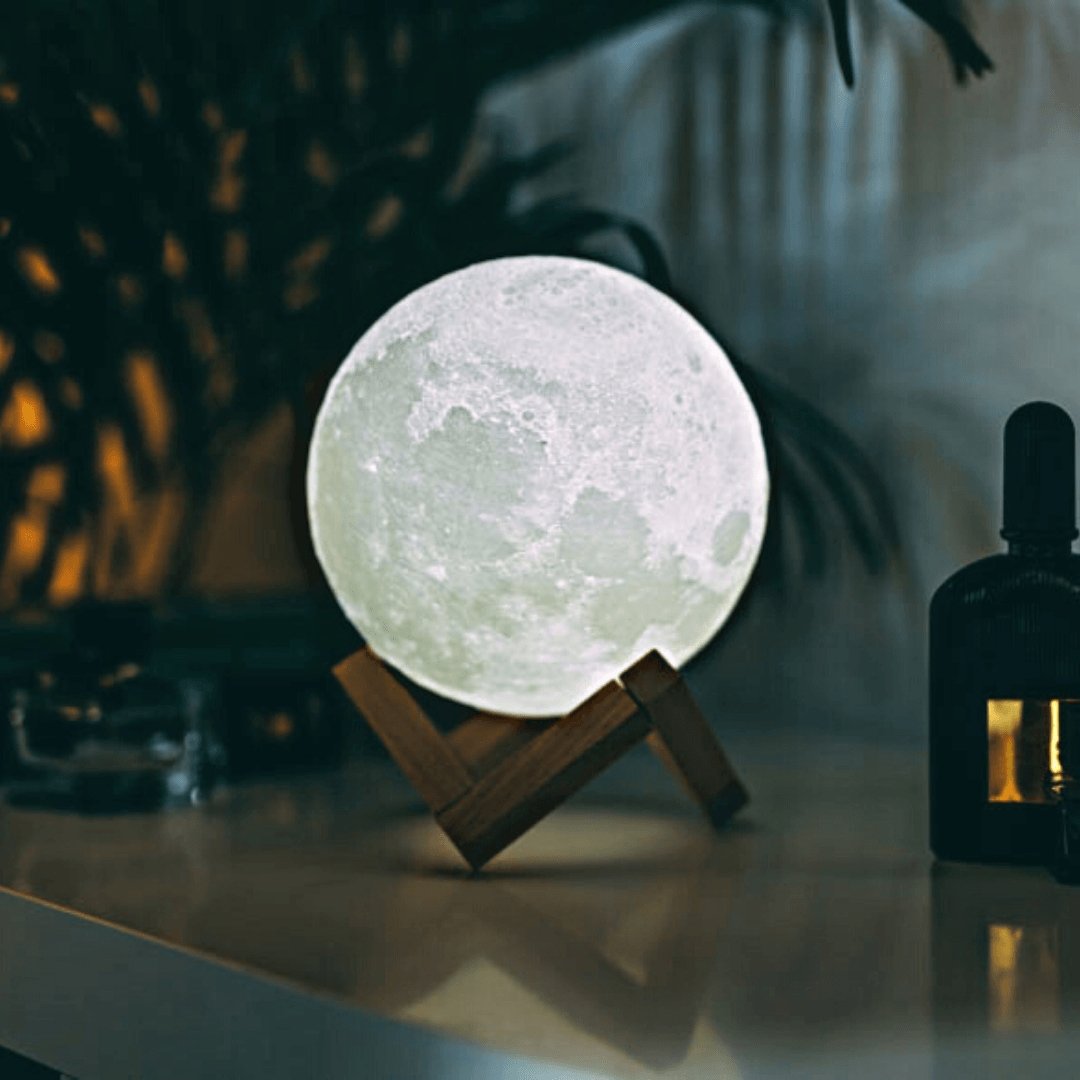 Mondlampe - Lunar - Aufladbar - Touch Steuerung