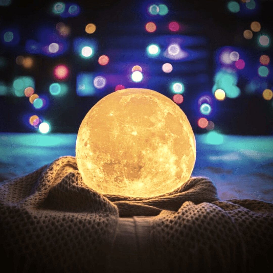 Mondlampe - Lunar - Aufladbar - Touch Steuerung