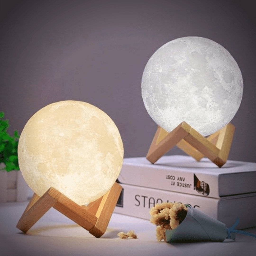 Mondlampe - Lunar - Aufladbar - Touch Steuerung