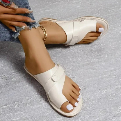 Frendorf | Frauen Orthopädische Hallux Valgus Korrektur Leder Sandalen