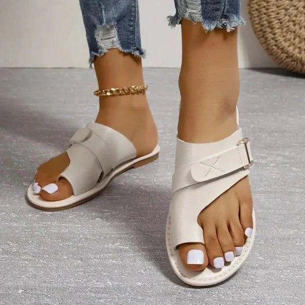 Frendorf | Frauen Orthopädische Hallux Valgus Korrektur Leder Sandalen
