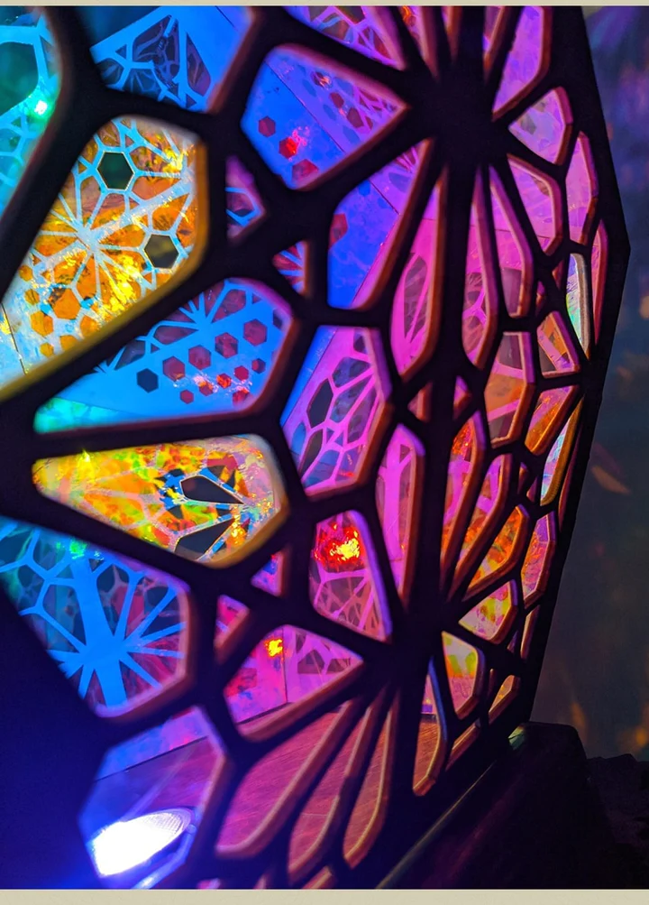 Frendorf | Bohemian Projektionslampe Bunte Nachtlichter