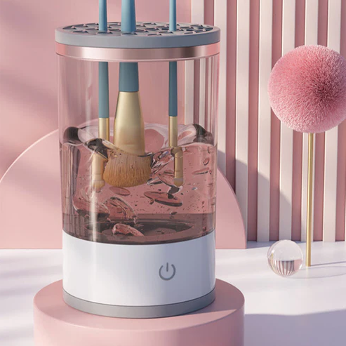 Frendorf | 3-in-1 Kosmetikpinsel Reiniger Maschine - Elektrisches Make-up Pinsel Reinigungsgerät