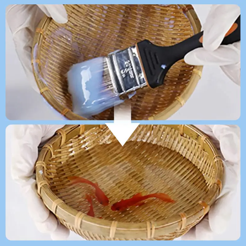 Frendorf | 300g transparente wasserdichte Klebstoff Außenwände Leckdicht Beschichtung Badezimmerboden Rissabdichtung schimmelresistent