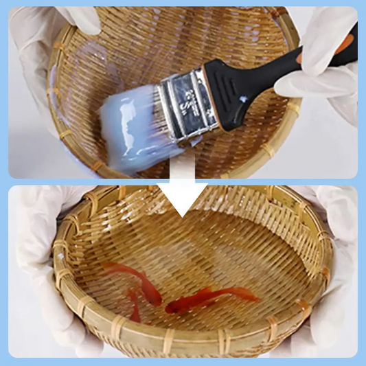 Frendorf | 300g transparente wasserdichte Klebstoff Außenwände Leckdicht Beschichtung Badezimmerboden Rissabdichtung schimmelresistent