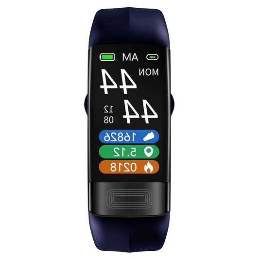 Smart Bracelete Blutdruckmonitor - ECG, Herzfrequenz, Sauerstoffsättigung & Schlaftracker - FDA genehmigt