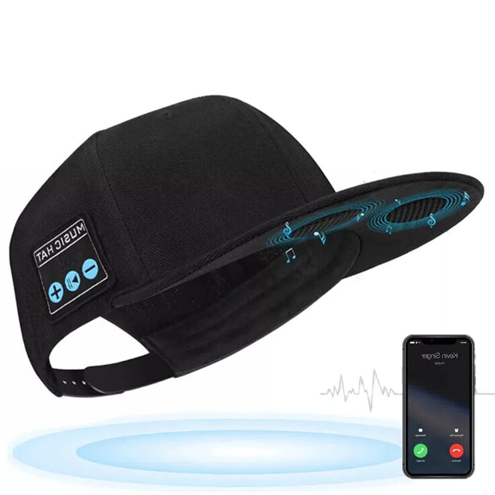 Frendorf | Bluetooth-Lautsprecher Baseballcap – Kabellos, Wasserdicht und Stylisch