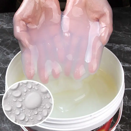 Frendorf | 300g transparente wasserdichte Klebstoff Außenwände Leckdicht Beschichtung Badezimmerboden Rissabdichtung schimmelresistent