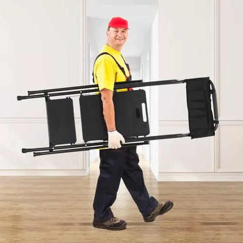 Frendorf | 3-Stufen-Hockerleiter mit Handläufen 150 kg