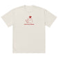 Kaffee ist meine Liebessprache Oversized ausgewaschenes T-Shirt