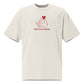 Kaffee ist meine Liebessprache Oversized ausgewaschenes T-Shirt