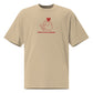 Kaffee ist meine Liebessprache Oversized ausgewaschenes T-Shirt
