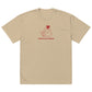 Kaffee ist meine Liebessprache Oversized ausgewaschenes T-Shirt