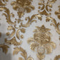 Frendorf | MajestiWall Luxus 3D Damast Tapete | Gold texturiert | Klassisches Design | Elegante Wanddekoration