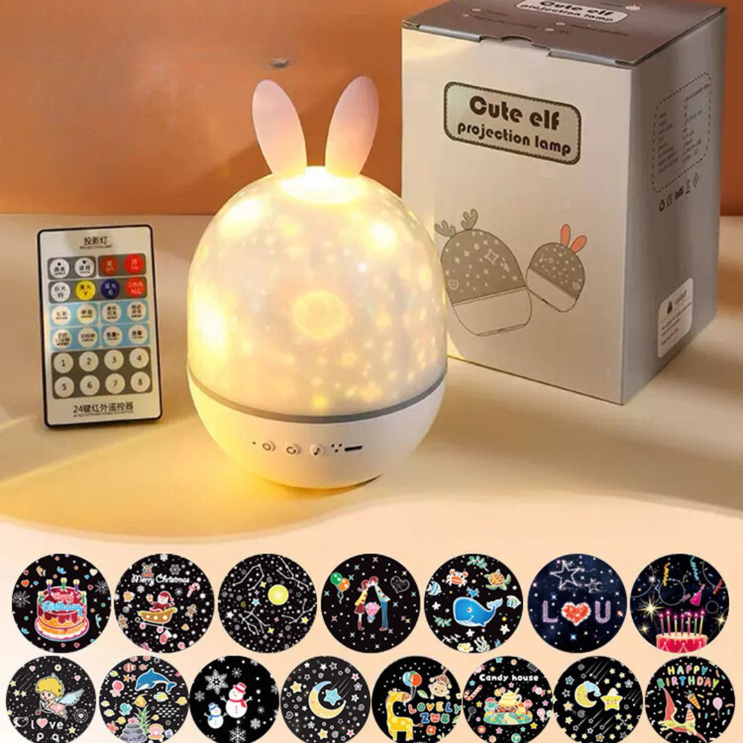 Frendorf | Magische Kinderzimmer-Lampe mit Sterneneffekt