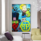 Philippe Richie - Alec Monopoly Wandkunst