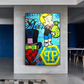 Philippe Richie - Alec Monopoly Wandkunst