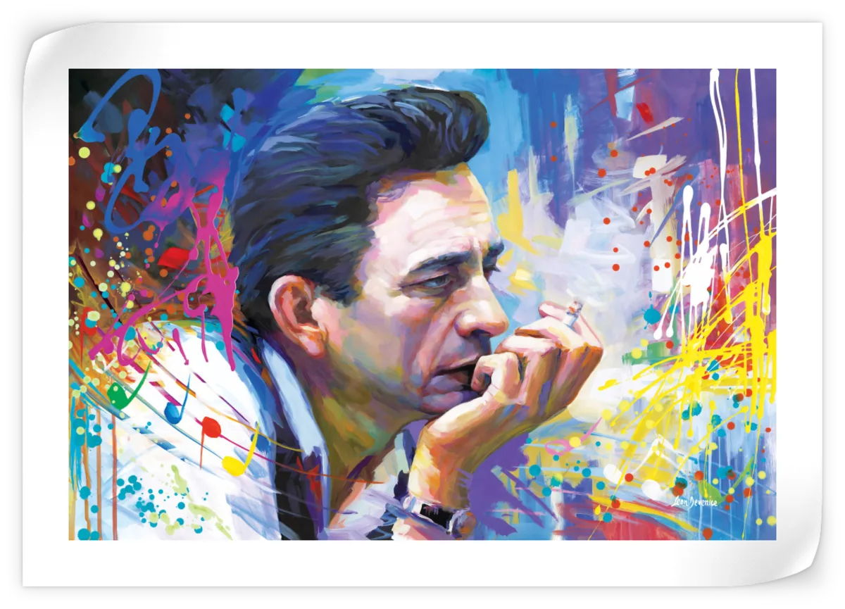 Frendorf | Johnny Cash I Wandkunst