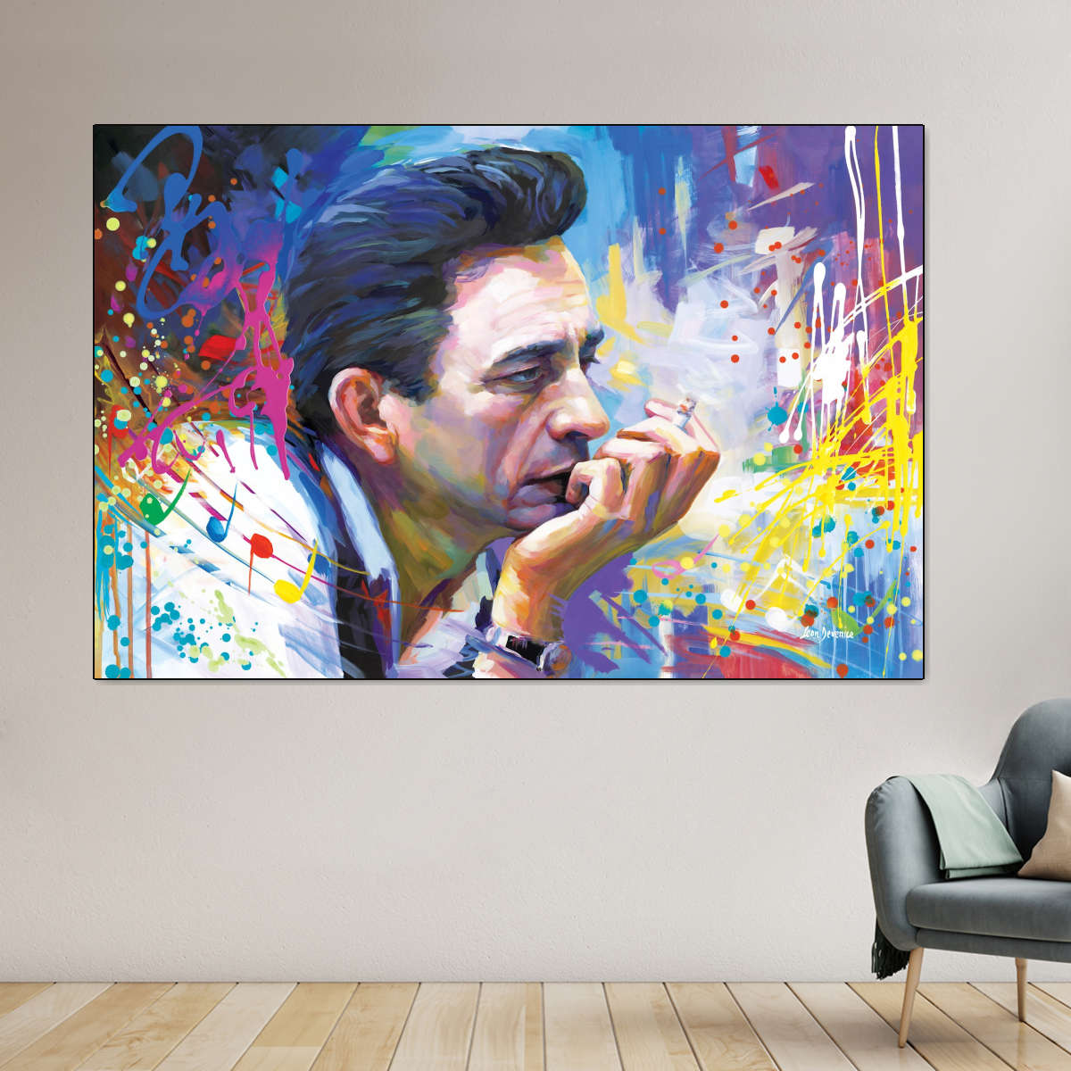 Frendorf | Johnny Cash I Wandkunst
