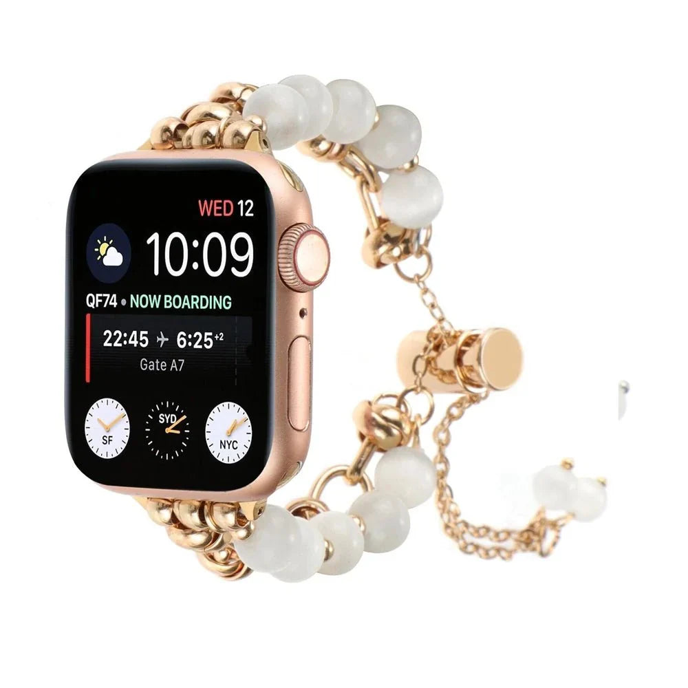 Frendorf | Pearl Essence Apple Watch Armband für Frauen