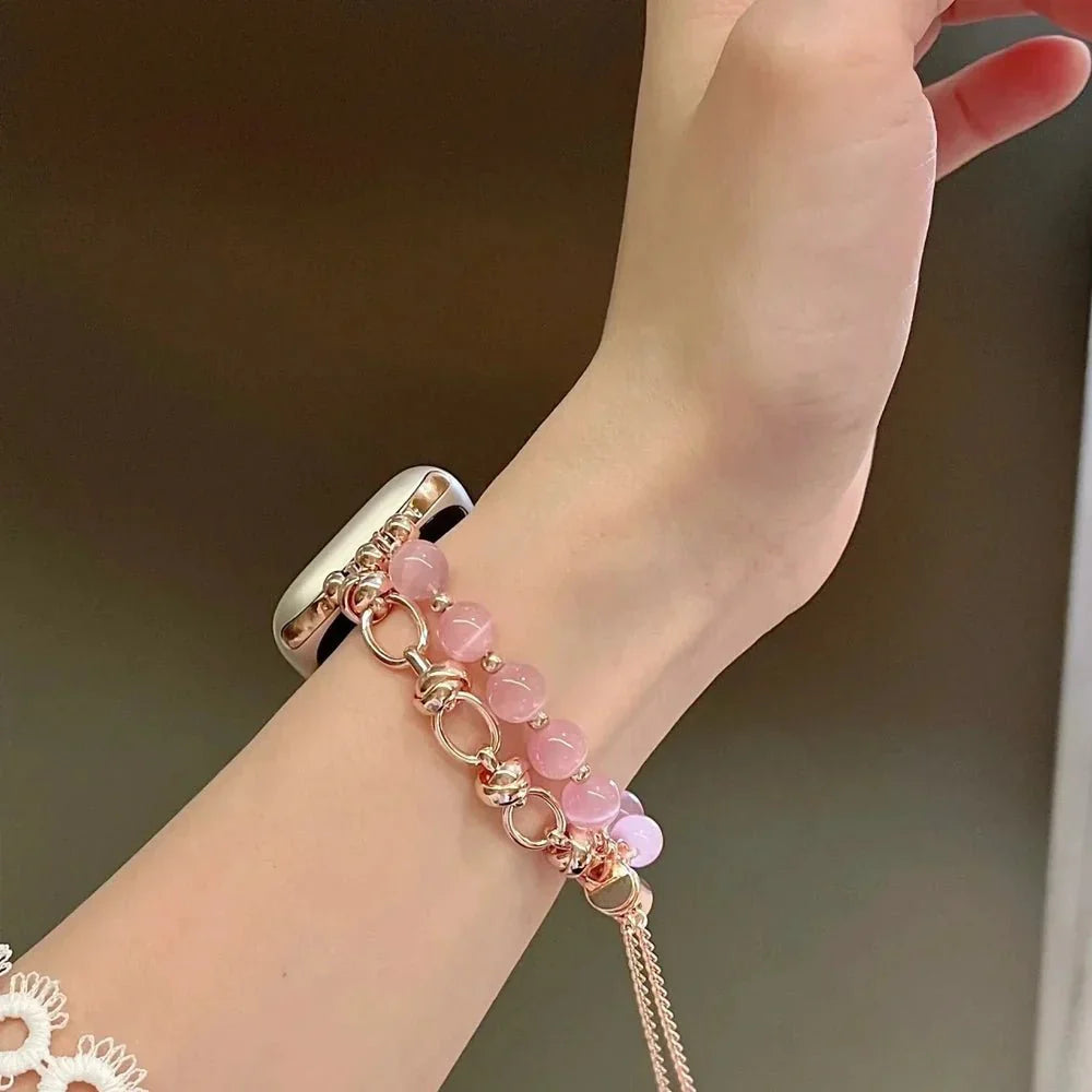 Frendorf | Pearl Essence Apple Watch Armband für Frauen