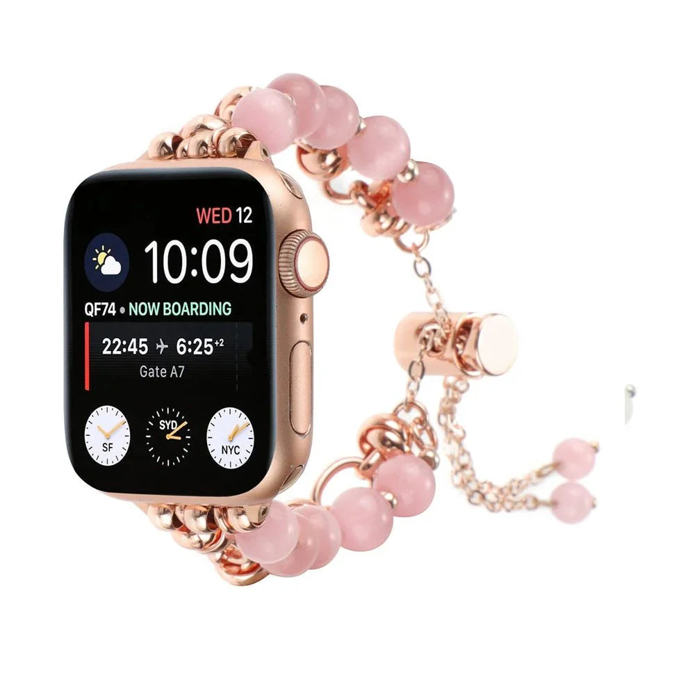 Frendorf | Pearl Essence Apple Watch Armband für Frauen