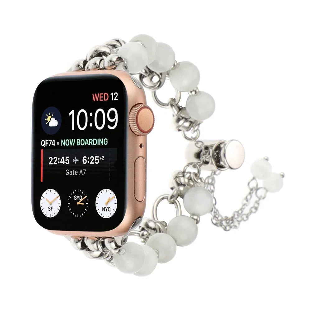 Frendorf | Pearl Essence Apple Watch Armband für Frauen